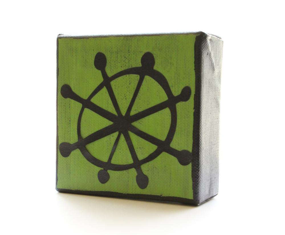 Mod Design- Retro- Art Block-Free Shipping