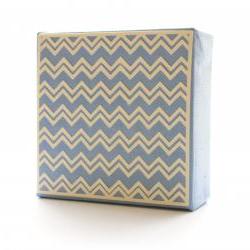Babay Blue Chevron Art Block- Free Shipping